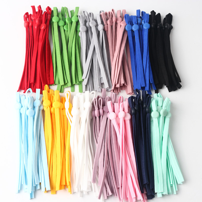 Mask Lanyard Adjustable - 50 adet maske elastik bant renk
